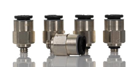 3101-06-19 Legris Pneumatic Straight Threaded-to-Tube Adapter, M5 x 0.8 Male, Push In 6 mm