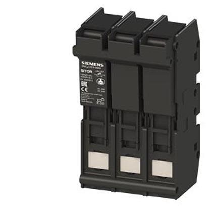 3NC2393-0MK Siemens 63A Fuse Holder for 22 x 127mm Fuse, 3P, 1.5kV