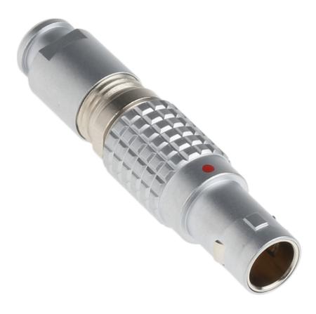 FGG.0B.307.CLAD52Z LEMO Circular Connector, 7 Contacts, Cable, 9.5 mm Connector, Plug, Male, IP50, 0B Series