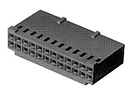 87977-1 TE Connectivity AMPMODU Mod IV, 2.54mm Pitch, 6 Way, 2 Row Female Connector Housing