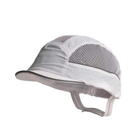 AIRC00V03STR SURFLEX White Short Peaked Bump Cap, PPE Protective Material