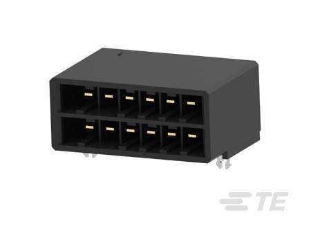 3-316081-3 TE Connectivity Dynamic 3000 Series Horizontal Board Mount PCB Header, 12 Contact(s), 5.08mm Pitch, 2 Row(s), Shrouded