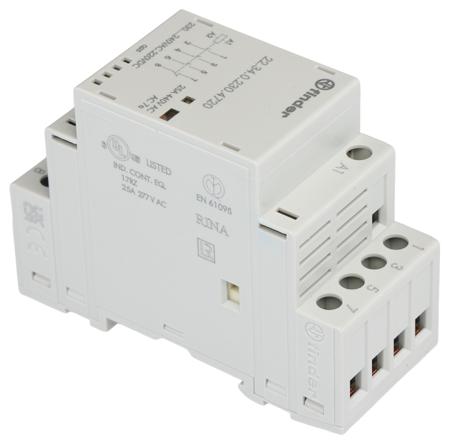 22-34-0-230-4720 Finder 3PDT Non-Latching Relay DIN Rail, 240V ac Coil, 25 A