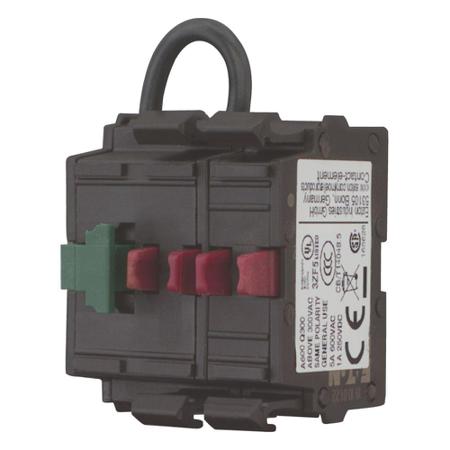 121474 M22-K02SMC10 Eaton M22 Series Contact Block, 500V, 1NO + 2NC