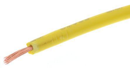 803-4115 RS Pro Yellow Tri-rated Cable, 0.5 mm² CSA, 600 → 1000 V, 11 A, 100m