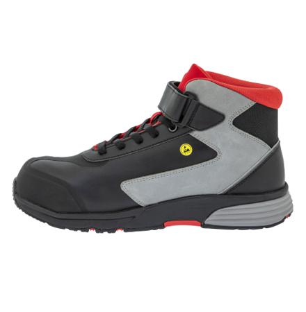 07SHIKAN2834PT48 Parade Shikan Unisex Black, Grey, Red Composite Toe Capped Safety Shoes, UK 13, EU 48