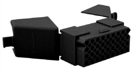 SMS36RDH1 Souriau Sunbank by Eaton, SMS Female Connector Housing, 36 Way, 4 Row