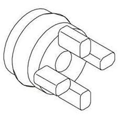 SX3000-77-1A SMC SX3000 series End Cap for use with Manifold Block,