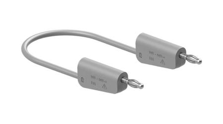64-1034-05028 Staubli Test lead, 32A, 30 → 60V, Grey, 50cm Lead Length