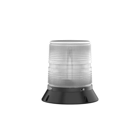 21155631006 Pfannenberg PMF LED-HI Series Clear Flashing Beacon, 12/24 V dc, Direct Mount / Bracket Mount, LED Bulb, IP55