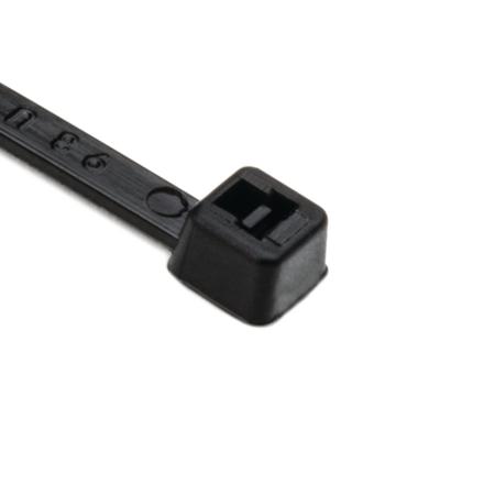 111-01914 HellermannTyton Cable Tie, 100mm x 2.5 mm, Black Nylon, Pk-100