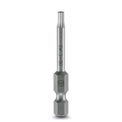 1212647 Phoenix Contact Hexagon Screwdriver Bit, 3 mm Tip