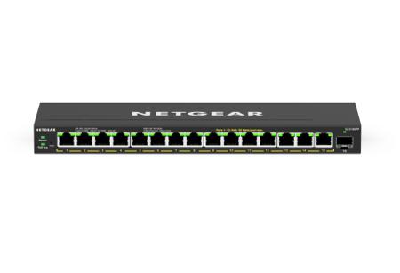 GS316EP-100UKS Netgear , Unmanaged 15 Port Ethernet Switch With PoE