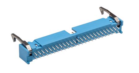 3-1761606-5 TE Connectivity AMP-LATCH Series Straight Through Hole PCB Header, 50 Contact(s), 2.54 mm Pitch, 2 Row, Shrouded