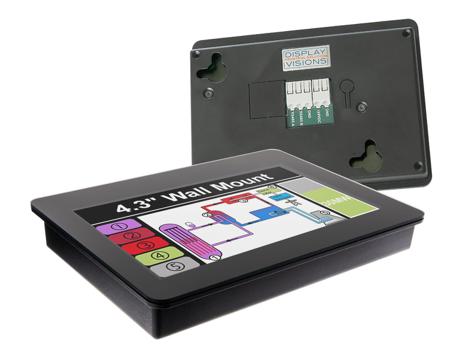 EA PLCS43-DS Display Visions  TFT LCD Colour Display / Touch Screen, 4.3in WQVGA, 480 x 272pixels
