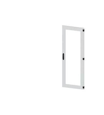 8MF1860-2UT14-0BE2 Siemens 8MF18 Series Glass, Steel RAL 7035 Glazed Door, 1800mm H, 600mm W for Use with SIVACON 8MF1