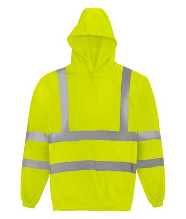 HVHSP-M Orbit International Yellow Unisex Hi Vis Hoodie, M