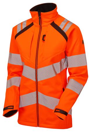 LFE916-4XL PULSAR LFE916 Orange Men Hi Vis Softshell Jacket, 4XL