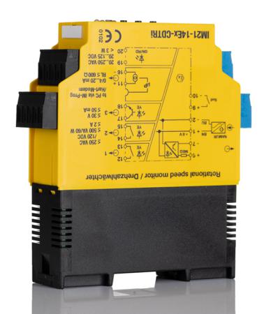 IM21-14EX-CDTRI Turck 1 Channel Galvanic Barrier, Rotation Speed Monitor, Frequency Input, Current Output, ATEX, IECEx