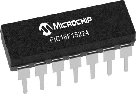 PIC16F15224-E-P Microchip PIC16F, PIC16 Microcontroller, 7 KB Flash, 14-Pin PDIP