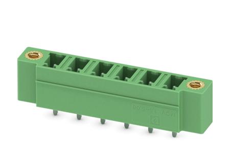 1847657 Phoenix Contact, 5.08mm Pitch, MCV 1.5/ 6-GF-5.08, 6 Way, Pluggable Terminal Block, Header, Solder Termination,