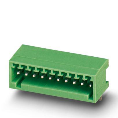 1881493 Phoenix Contact 0° Wave Soldering Mount PCB Header, 7 Contact(s), 2.5 mm Pitch, 1 Row, Shrouded