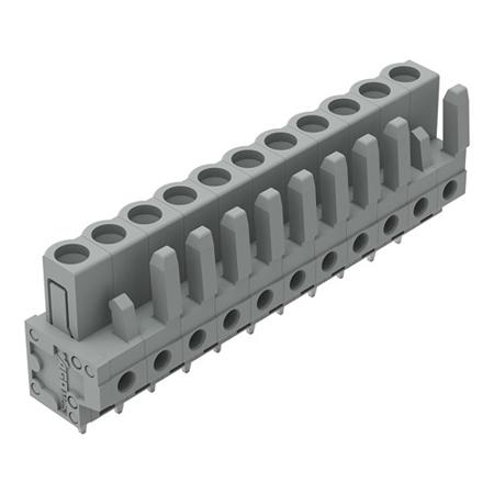 232-141 WAGO 232 Series Straight PCB Mount PCB Header, 11-Contact, 1-Row, 5mm Pitch, Solder, Through Hole Termination