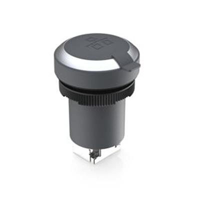 1.10.099.201/0078 RAFI RAMO 22 F Series Single-Port RJ45 USB Feed-Through, CAT 5