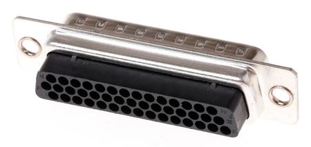 09563005601 HARTING 44 Way Cable Mount D-sub Connector Plug, 2.29mm Pitch
