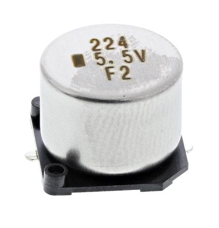 FC0H224ZFTBR24 KEMET 0.22F Supercapacitor -20 → +80% Tolerance, Supercap FC 5.5V dc, Surface Mount