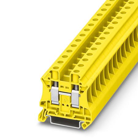 3046294 Phoenix Contact  UT 10 Series Yellow, 0.5 → 16mm², Screw Termination, ATEX, IECEx