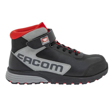 07SHIKAN2834PT48 Parade Shikan Unisex Black, Grey, Red Composite Toe Capped Safety Shoes, UK 13, EU 48