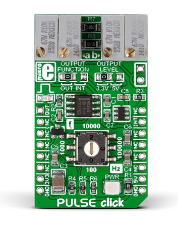 MIKROE-2032 MikroElektronika , PULSE Pulse Generator mikroBus Click Board for NE555