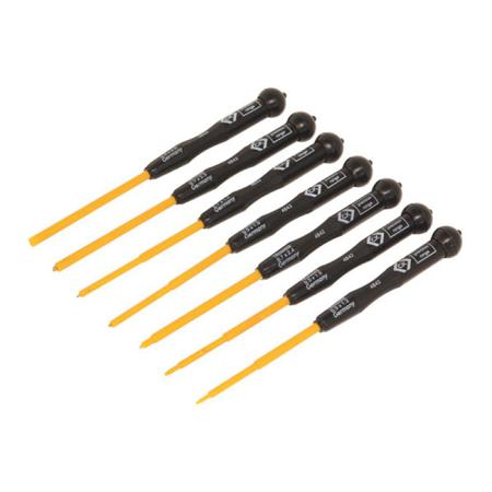 T4844 CK Brass, Polycarbonate 7 Piece Trimmer Tool Set, 230 mm