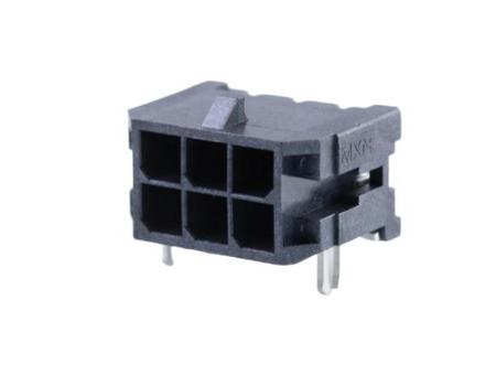 430450607 Molex 43045 Series Right Angle Surface Mount PCB Header, 6 Contact(s), 3 mm Pitch, 2 Row, Shrouded