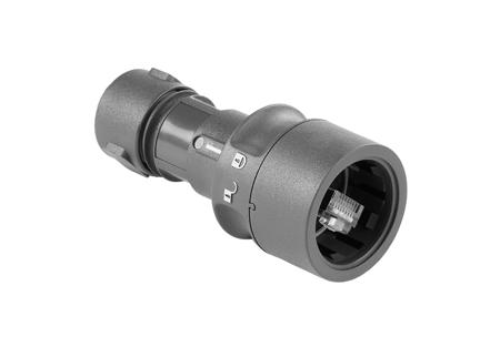 PXP6094-B Bulgin 6000 Series Male Ethernet Connector, Panel Mount, Cat6a Straight