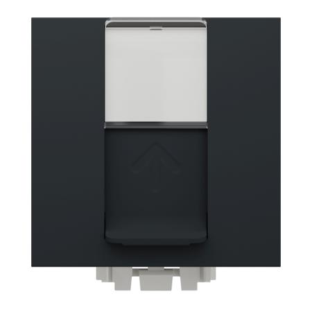 NU341754 Schneider Electric Anthracite, 1 Gang, New Unica