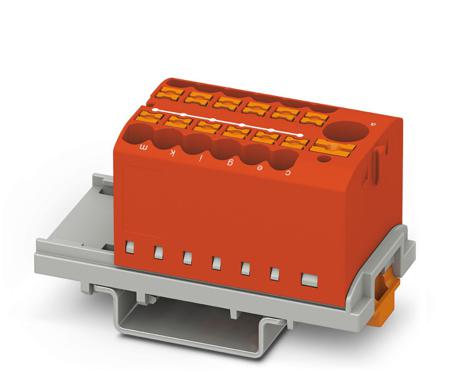 3273092 Phoenix Contact Distribution Block, 13 Way, 4mm², 32A, 690 V, Blue