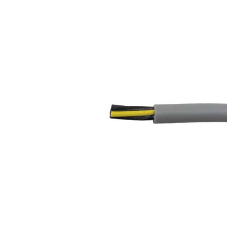 470055YY GE033 Alpha Wire Pro-Met Control Cable, 5 Cores 0.5 mm², Unscreened, 100 m, Grey Polyvinyl Chloride Sheath