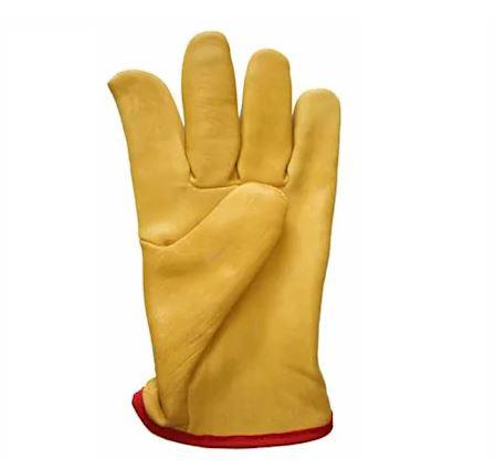 417-10 RS PRO Yellow Leather Cut Resistant, Heat Resistant Work Gloves, Size 10, XL