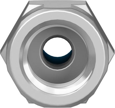 QSF-1-4-6-B-100 Festo Threaded-to-Tube Pneumatic Fitting G 1/4 Female to Push In 6 mm
