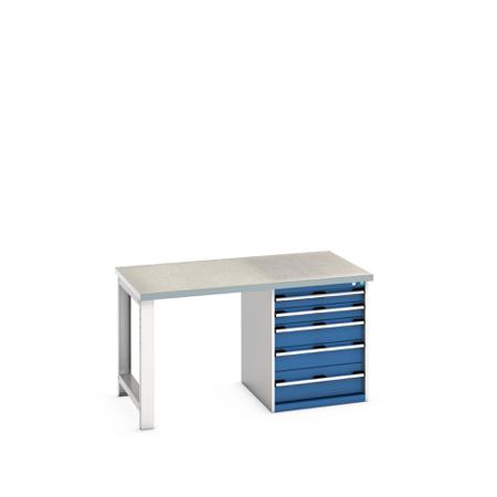 41004110-11V Bott 41004110.11V Sheet Steel Workbench, 840mm x 900mm x 1500mm