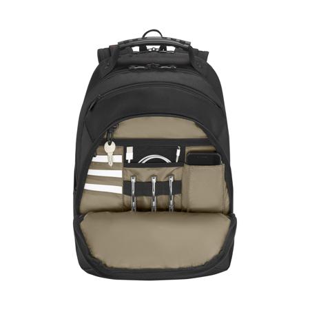653629 Wenger Legacy Black 16in  Laptop Laptop Bag, Black