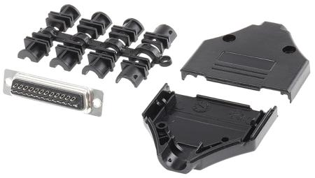 MHDTPPK25-DB25S-K MH Connectors MHDTPPK 25 Way D-sub Connector Socket