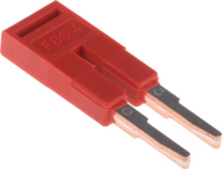 3030116 Phoenix Contact FBS 2-4 Series Jumper Bar for Use with Modular Terminal Block, 17.5A