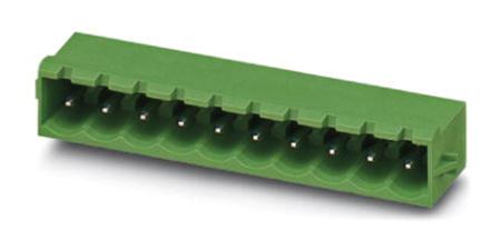 1926028 Phoenix Contact, 5.08mm Pitch, MSTBA 2.5/ 3-G-5.08-RN, 3 Way, Pluggable Terminal Block, Header, Solder Termination,