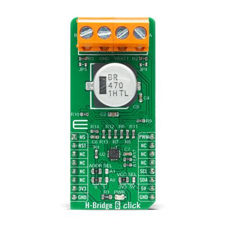 MIKROE-4289 MikroElektronika H-Bridge 6 Click Motor Driver for VNHD7008AY for VNHD7008AY