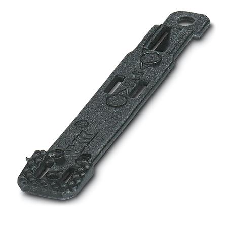 0826530 Phoenix Contact  Cable Tie Cable Marker Carrier, Black, 16 → 136mm Cable,