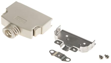 10350-3210-000 3M 103 Series ABS D Sub Backshell, 50 Way, Strain Relief