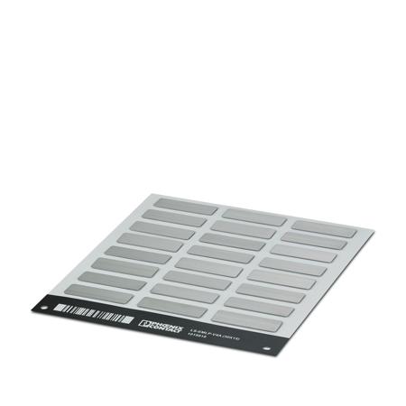 1092024 Phoenix Contact Silver Adhesive Heavy duty Label Sheet, Pack of 1Sheets